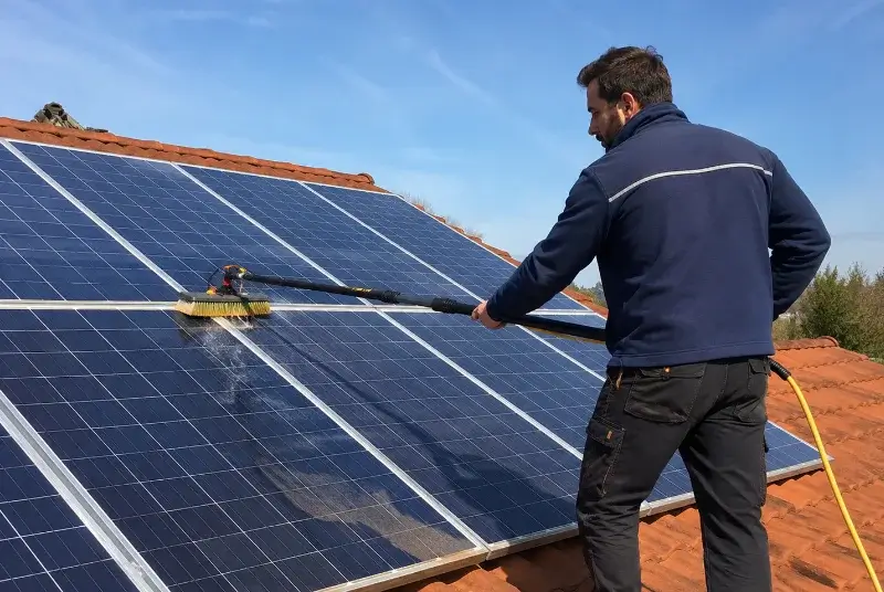 Nettoyage et entretien de panneaux solaires à Gémozac